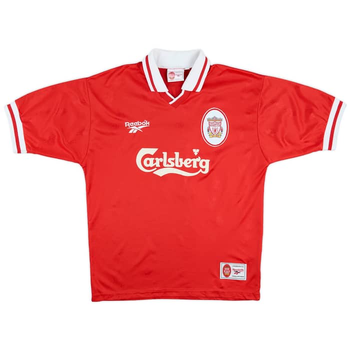 1996-98 Liverpool Home Shirt Fowler #9 - 6/10 - (M)