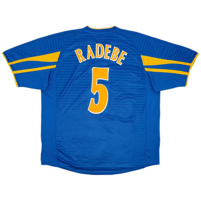 2001-03 Leeds United Away Shirt Radebe #5 - 9/10 - (XXL)