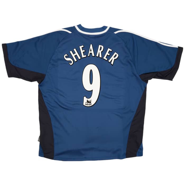 2001-02 Newcastle Away Shirt Shearer #9 - 6/10 - (XL)
