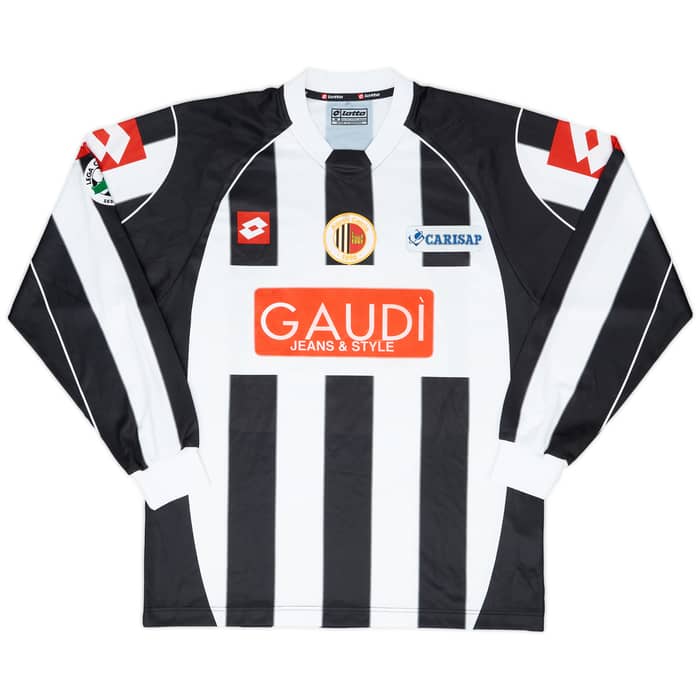 2005-06 Ascoli Match Issue Home Shirt Foggia #17