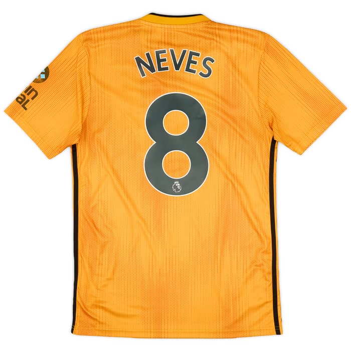2019-20 Wolves Home Shirt Neves #8 - 7/10 - (S)