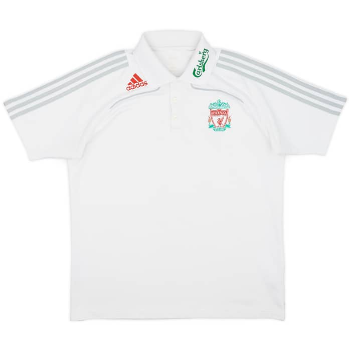 2008-09 Liverpool adidas Polo Shirt - 6/10 - (L)