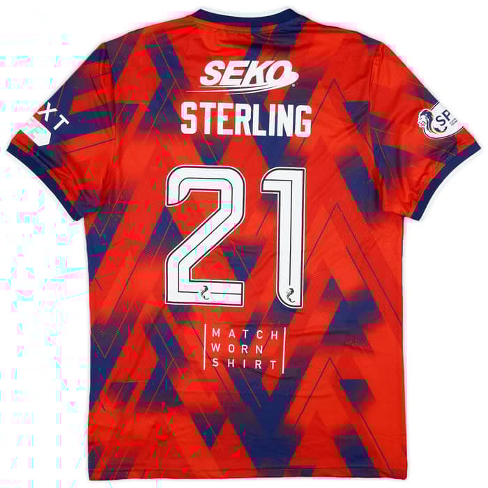 2023-24 Rangers Match Issue Fourth Shirt Sterling #21