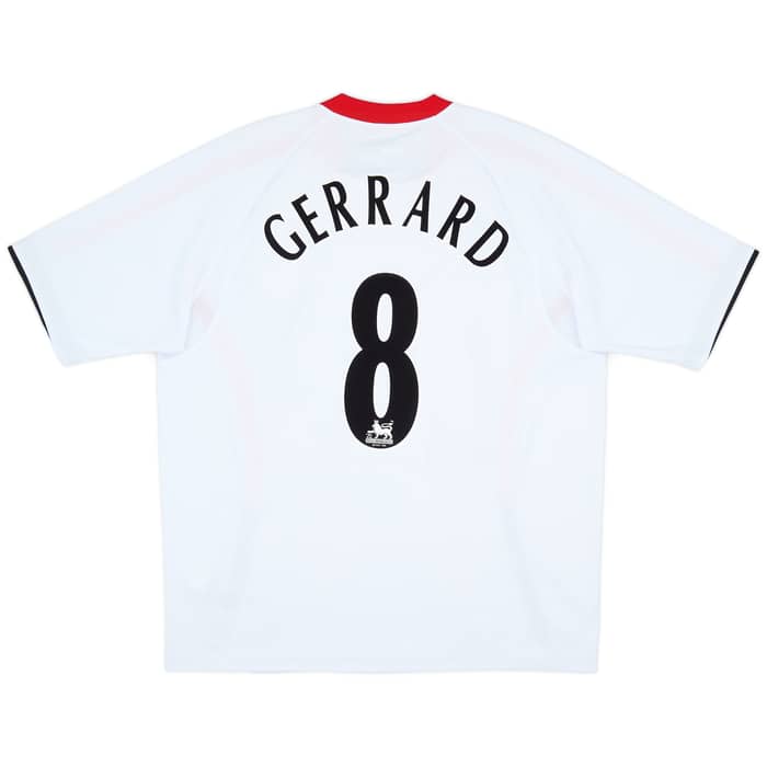 2005-06 Liverpool Away Shirt Gerrard #8 - 6/10 - (XL)