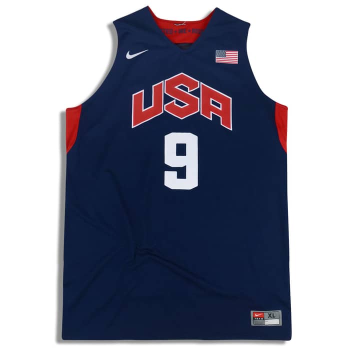 2012 USA Wade #9 Nike Jersey (Away) XL
