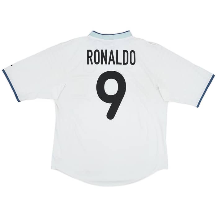 2000-01 Inter Milan Away Shirt Ronaldo #9 - 6/10 - (XL)