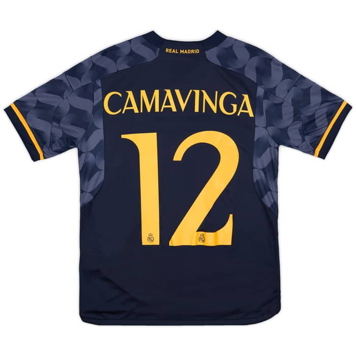 2023-24 Real Madrid Away Shirt Camavinga #12 (M.Kids)
