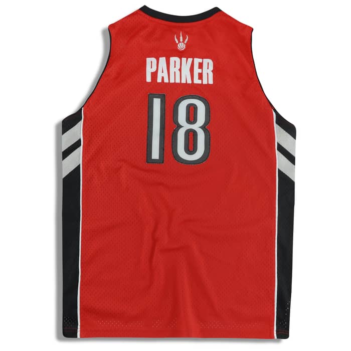 2006-09 Toronto Raptors Parker #18 adidas Swingman Jersey (Away) Y
