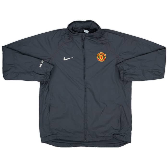 2006-07 Manchester United Nike Hooded Rain Jacket - 5/10 - (L)