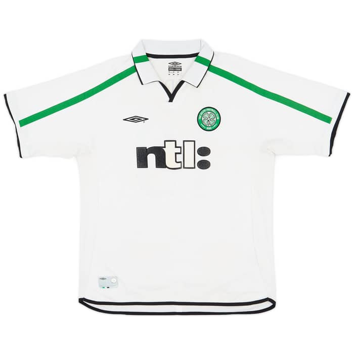 2001-02 Celtic Away Shirt Petrov #19 - 5/10 - (XL)