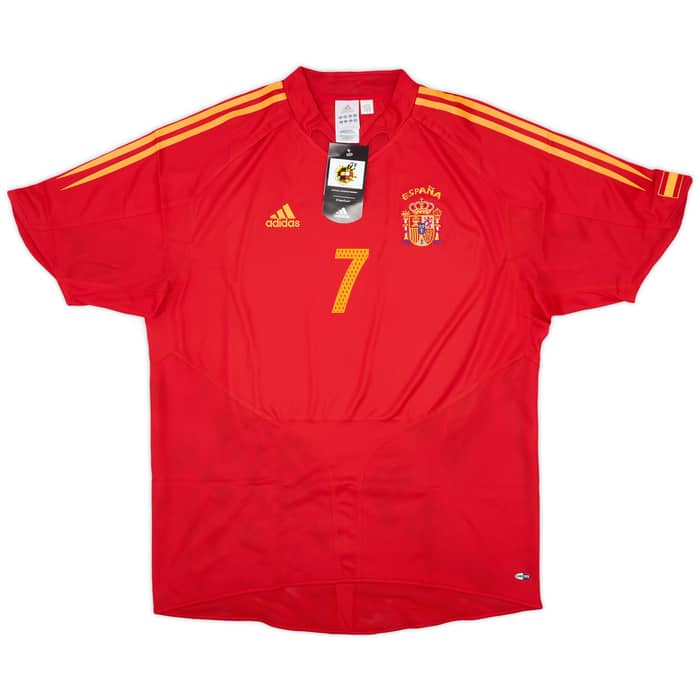 2004-06 Spain Home Shirt Raul #7 (XL)
