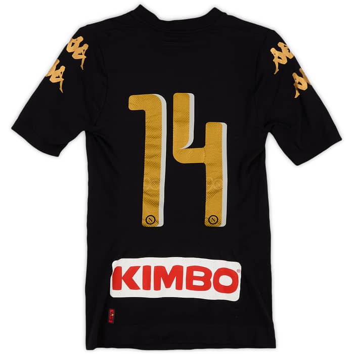 2016-17 Napoli Authentic Third Shirt #14 - 7/10 - (XS/S)