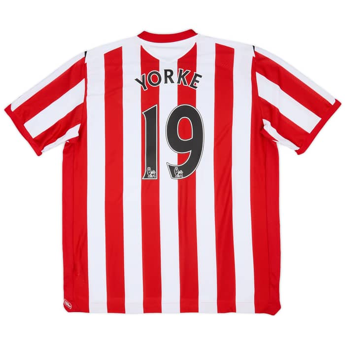 2008-09 Sunderland Home Shirt Yorke #19 - 9/10 - (3XL)