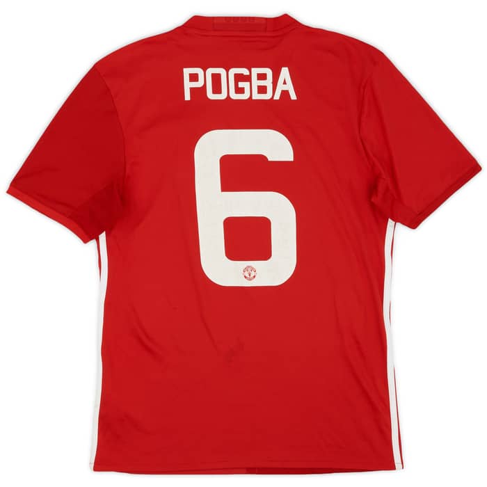 2016-17 Manchester United Home Shirt Pogba #6 - 6/10 - (S)