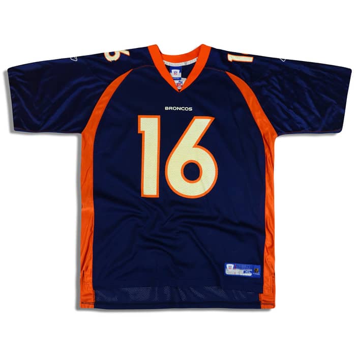 2005-06 Denver Broncos Plummer #16 Reebok On Field Jersey (Home) XL