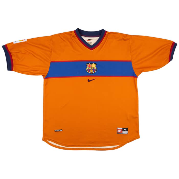 1998-00 Barcelona Third Shirt Rivaldo #11 - 8/10 - (XL)