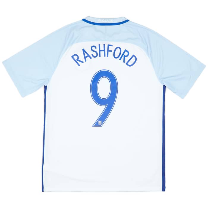 2016-17 England Home Shirt Rashford #9 (L)