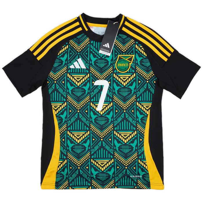 2024-25 Jamaica Away Shirt Bailey #7 (KIDS)