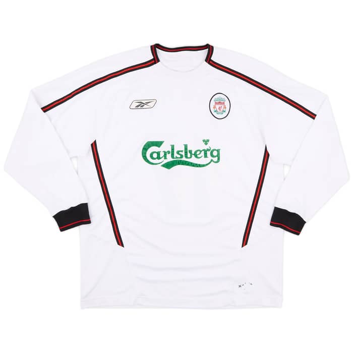 2003-04 Liverpool Away L/S Shirt Gerrard #17 - 5/10 - (XL)