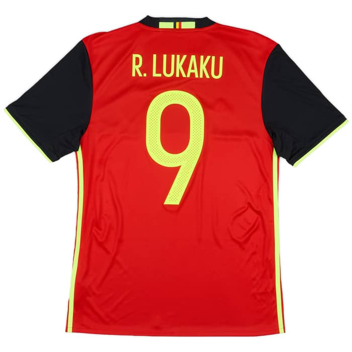 2016-17 Belgium Home Shirt Lukaku #9 (S)