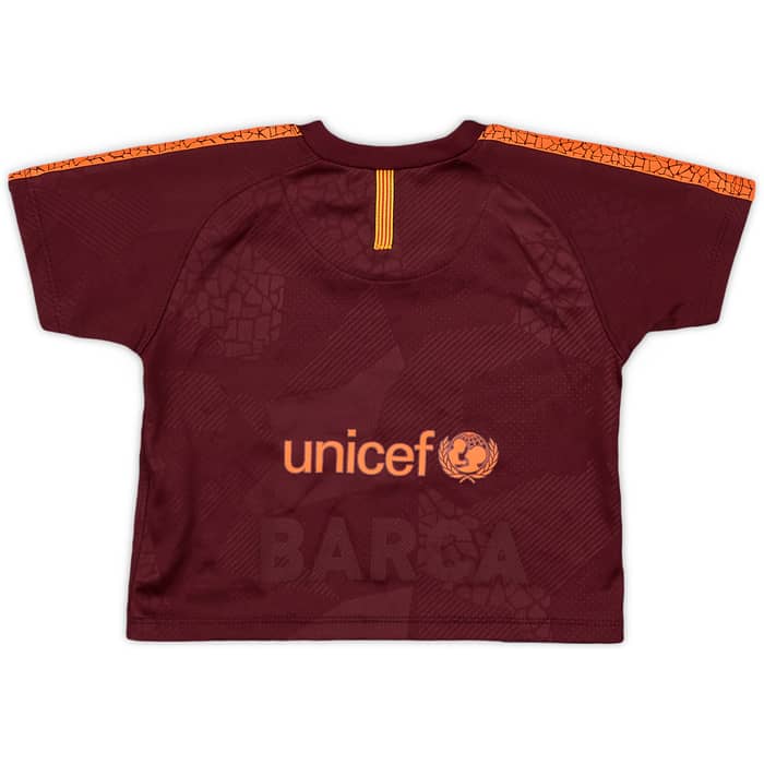 2017-18 Barcelona Third Shirt - 7/10 - (3-6 Months)