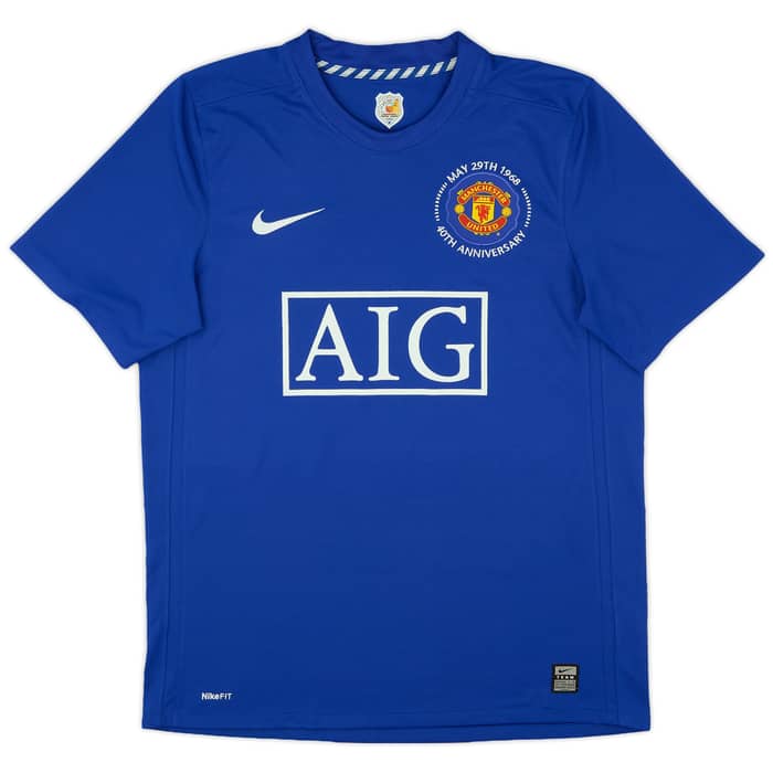 2008-09 Manchester United Third Shirt Hargreaves #4 - 5/10 - (M)