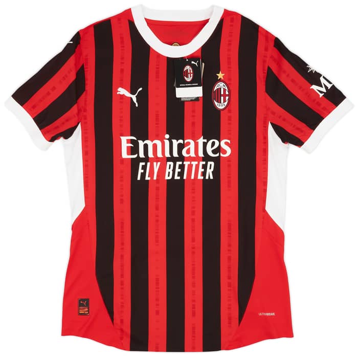 2024-25 AC Milan Authentic Home Shirt Pulisic #11