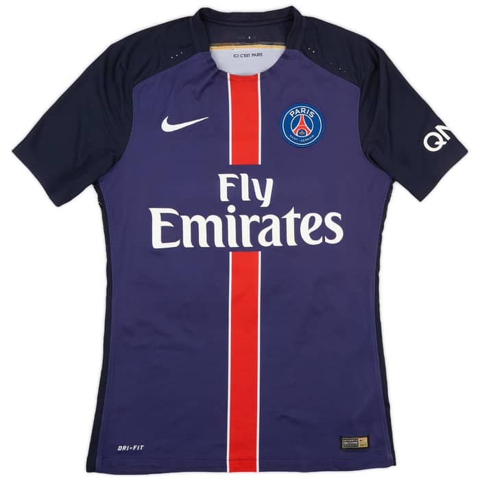 2015-16 Paris Saint-Germain Authentic Home Shirt Verratti #6 - 8/10 - (S)