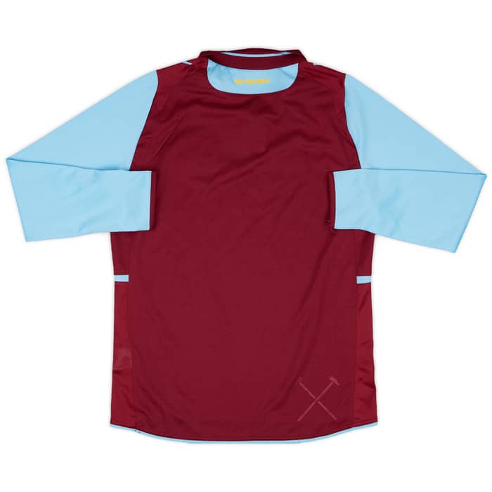 2012-13 West Ham Home L/S Shirt - 9/10 - (M.Boys)