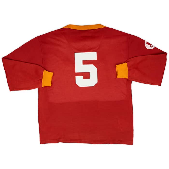 1984-85 Roma Home L/S Shirt #5 - 6/10 - (L)
