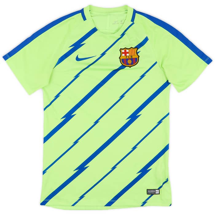 2017-18 Barcelona Nike Training Shirt - 8/10 - (S)