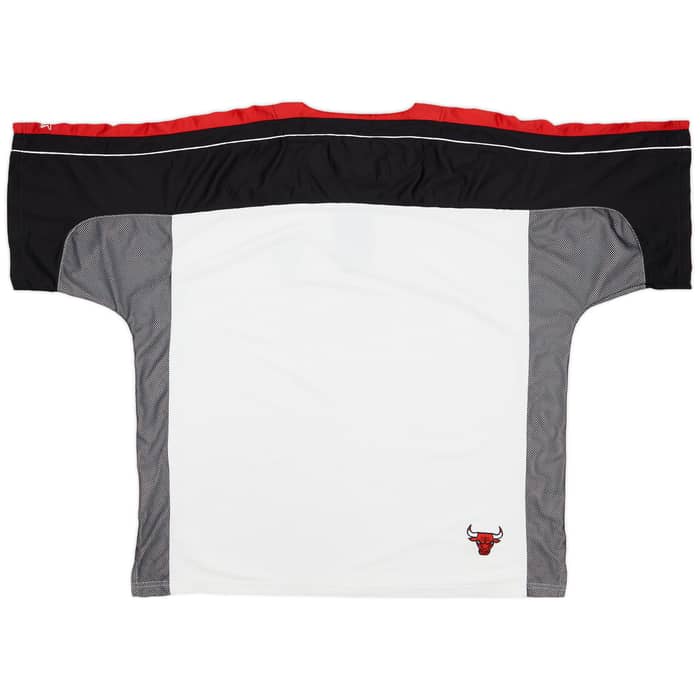1990s Chicago Bulls Starter 1/4 Zip Shooting Shirt - 8/10 - (L)