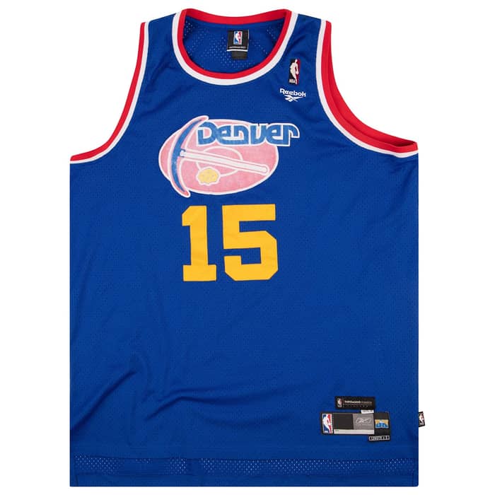 1975-76 Denver Nuggets Anthony #15 Reebok Hardwood Classics Swingman Jersey (Away) XXL