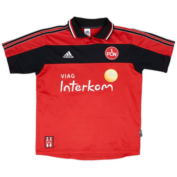 1999-00 Nurnberg Signed Home Shirt Beliakov #11 - 7/10 - (XL.Boys)