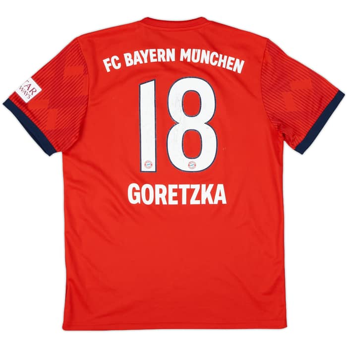 2018-19 Bayern Munich Home Shirt Goretzka #18 - 5/10 - (M)