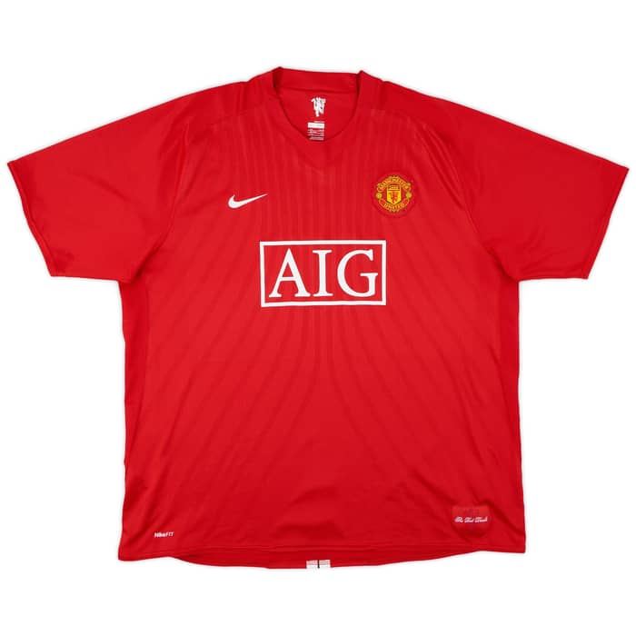 2007-09 Manchester United Home Shirt Rooney #10 - 8/10 - (3XL)