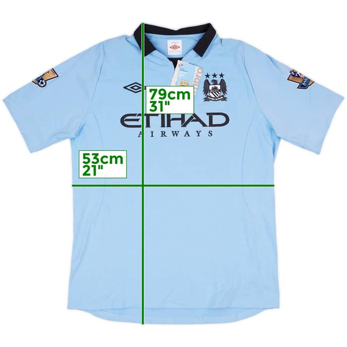 2012-13 Manchester City Home Shirt Balotelli #45 (L)