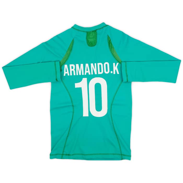 2000s Deportivo Cali Home L/S Shirt Armando.K #10 - 7/10 - (M)