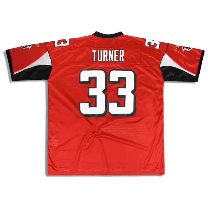 2008-11 Atlanta Falcons Turner #33 Reebok On Field Jersey (Home) XXL