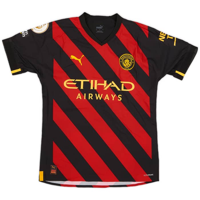 2022-23 Manchester City Match Issue Away Shirt Joao Cancelo #7