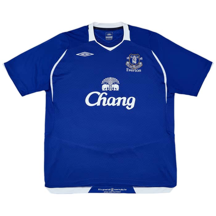 2008-09 Everton Home Shirt Cahill #17