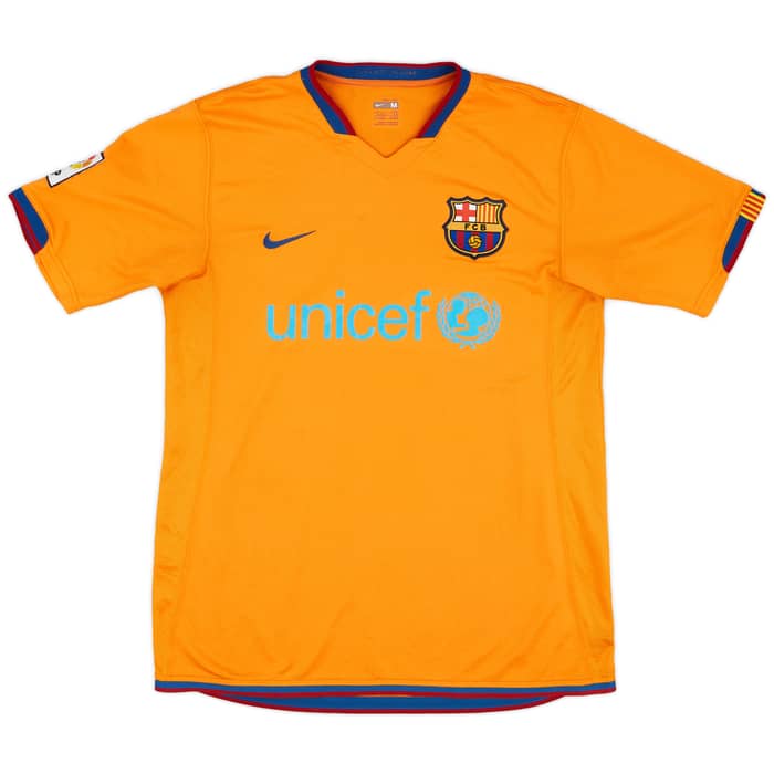 2006-08 Barcelona Away Shirt Messi #19