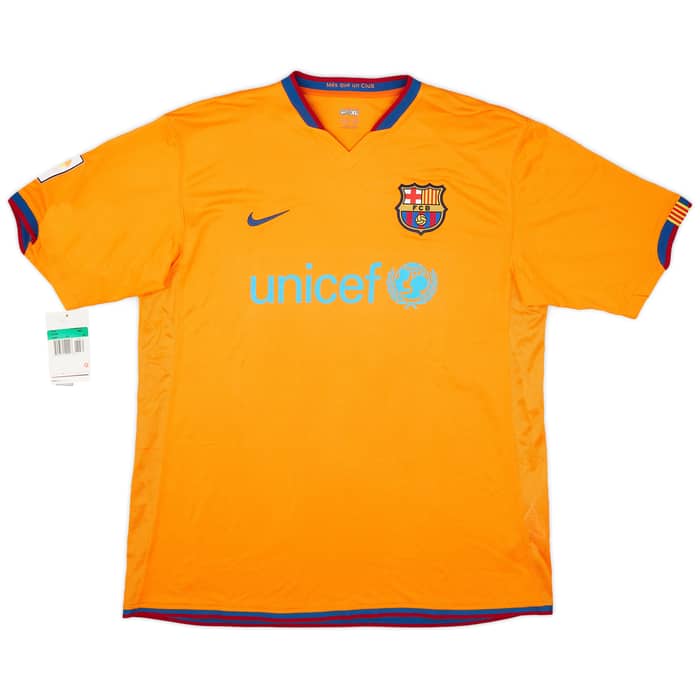 2006-08 Barcelona Away Shirt Messi #19