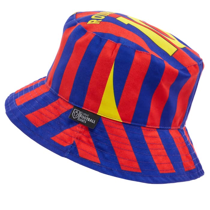 2005-06 Barcelona Home Ronaldinho #10 Bucket Hat (Plus Size)