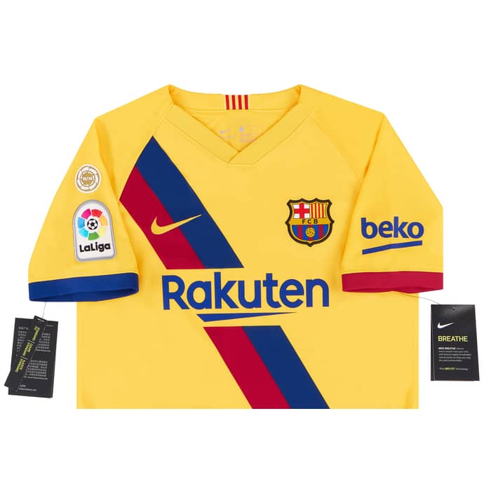 2019-20 Barcelona Away Shirt KIDS