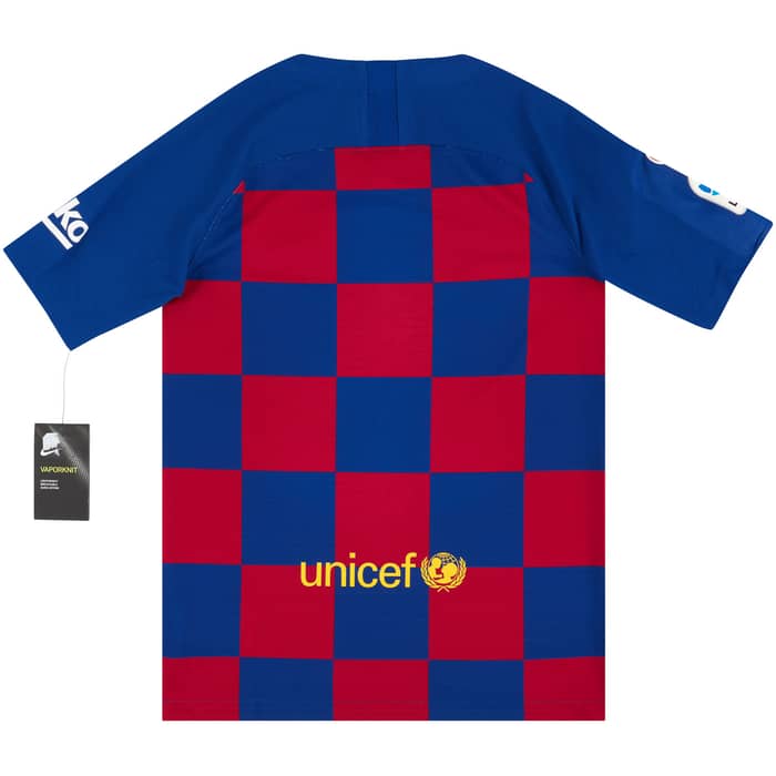 2019-20 Barcelona Player Issue Vaporknit Home Shirt KIDS