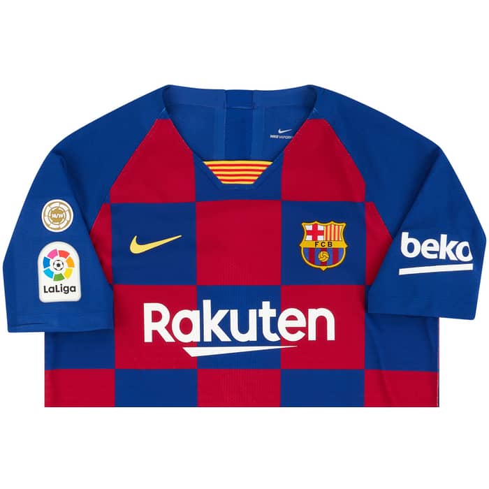 2019-20 Barcelona Player Issue Vaporknit Home Shirt KIDS
