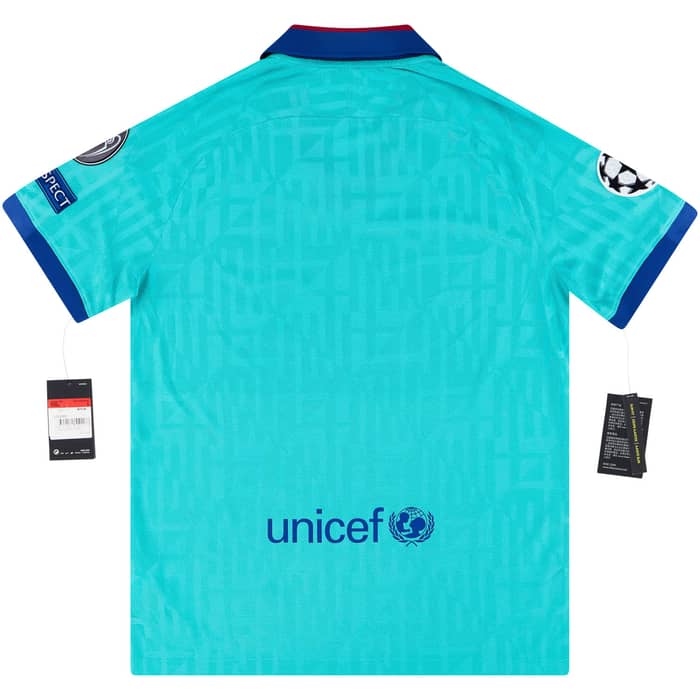 2019-20 Barcelona Player Issue Vaporknit Third CL Shirt