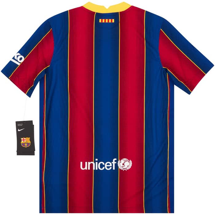 2020-21 Barcelona Player Issue Vaporknit Home Shirt (KIDS)