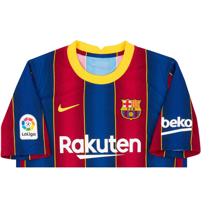 2020-21 Barcelona Player Issue Vaporknit Home Shirt Messi #10 (KIDS)